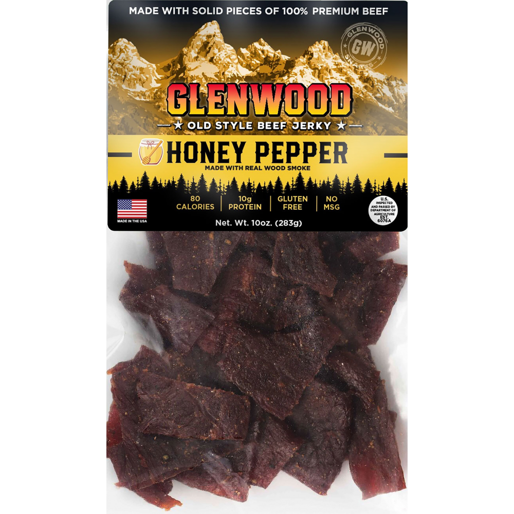 Honey Pepper Jerky Glenwood authentic Guam island beef jerky Made In Guam