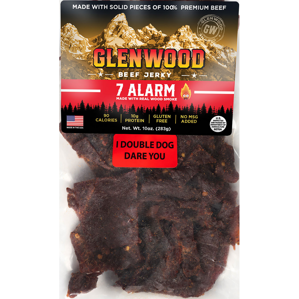 Old Style 7 Alarm Jerky Glenwood authentic Guam island beef jerky Made In Guam