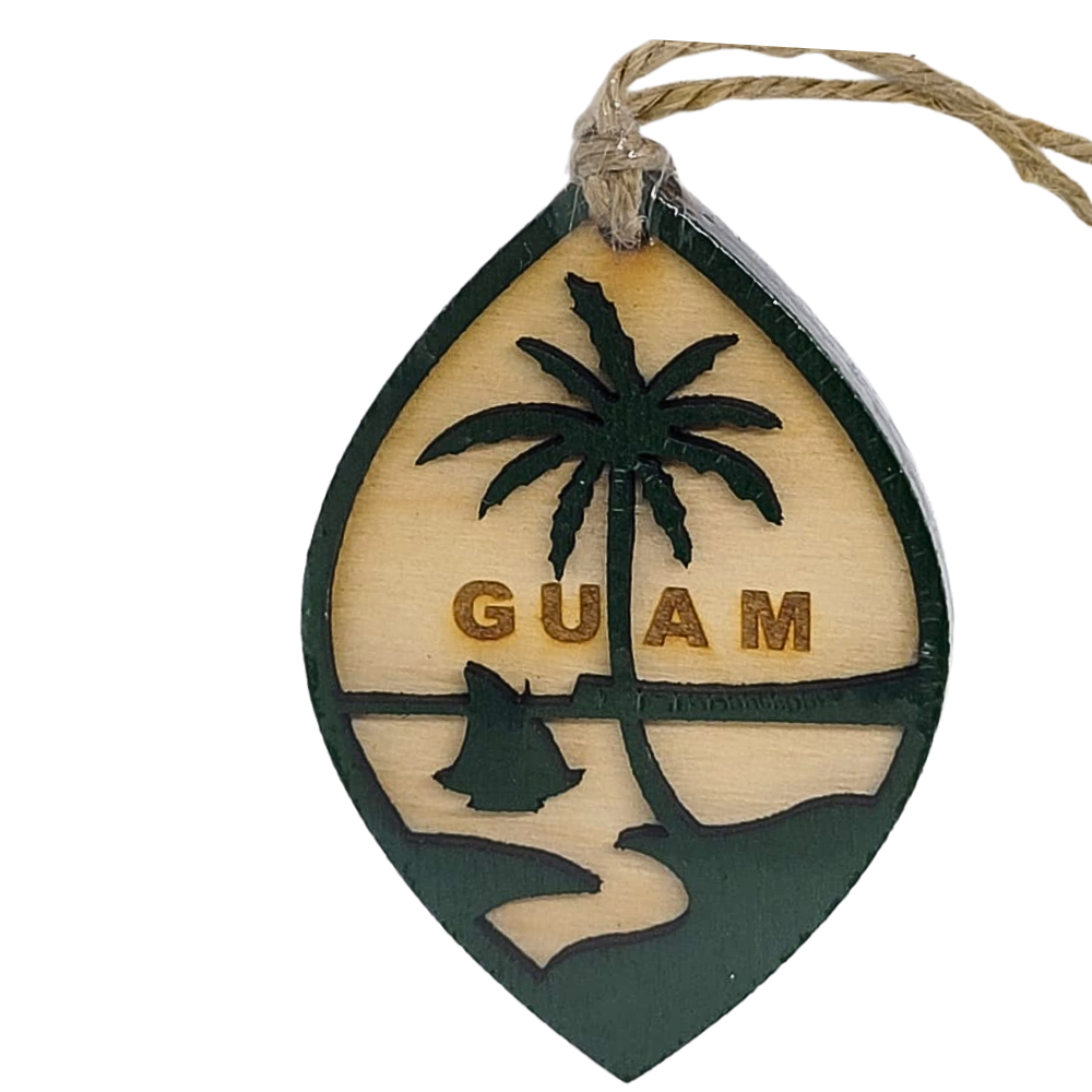 Guam Seal Ornaments authentic island holiday decor Made In Guam shipped worldwide
