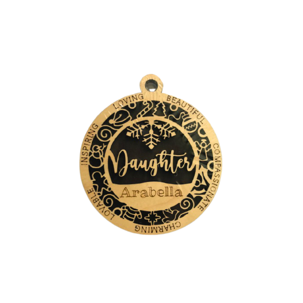 Daughter Christmas "Excellent for The Loved One" (Made In Guam)