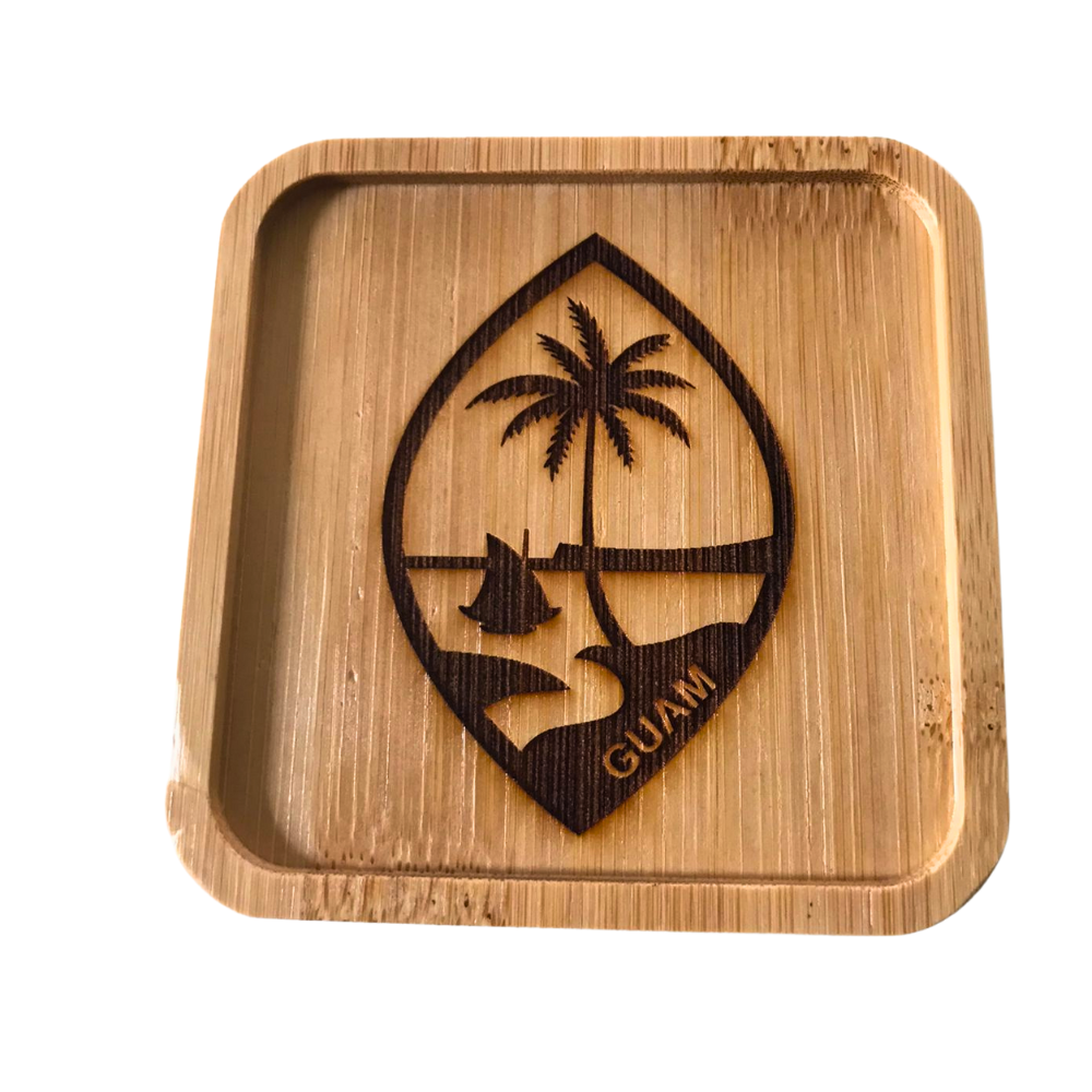 Guam Souvenir Coaster GPS authentic island gift Made In Guam shipped worldwide