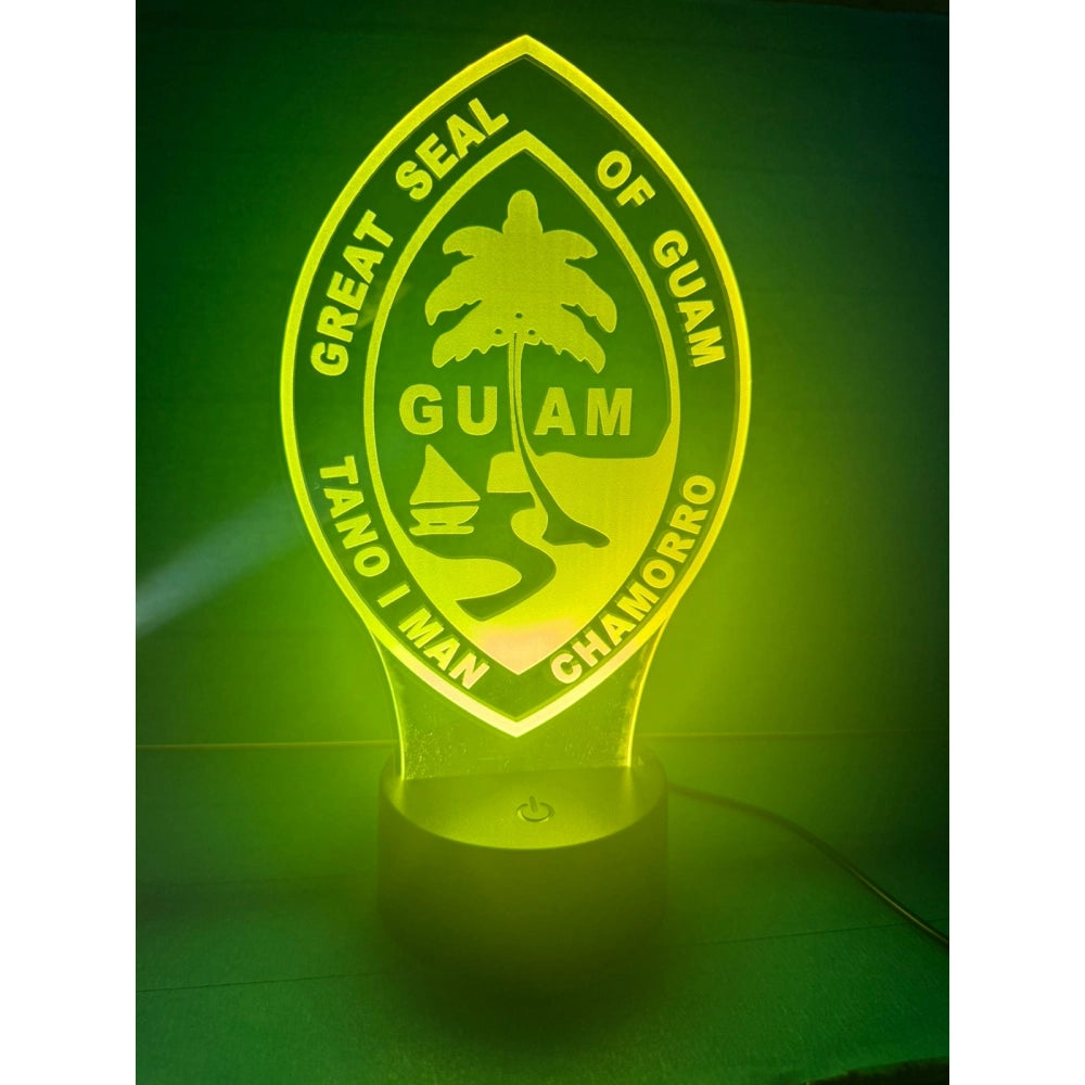 LED Guam Souvenir Lights authentic island decor Made In Guam shipped worldwide