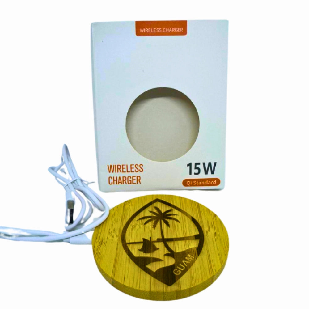 Guam Wireless Charger authentic island tech gift Made In Guam shipped worldwide