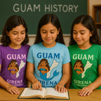 Girl Sirena Purple Guam island authentic apparel Made In Guam shipped worldwide