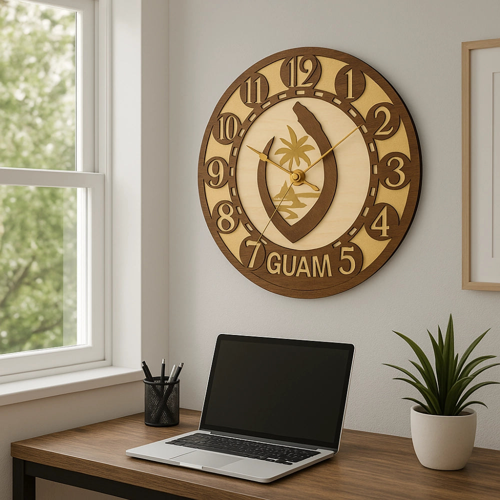Guam Wall Clock