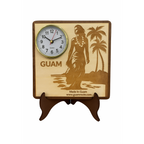 Island Heritage Timepiece authentic Guam island clock Made In Guam shipped worldwide