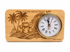 Guam Desk Clock authentic island timepiece Guam Route Made In Guam shipped worldwide