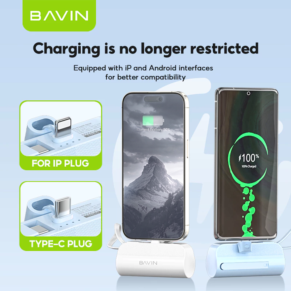 BAVIN PC012P / PC013P mini power bank – photo 2