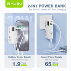 BAVIN PC018 10000mAh power bank – photo 2