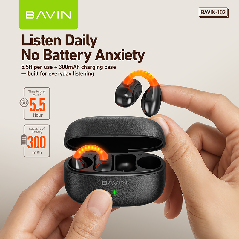 BAVIN BA102 clip earbuds – photo 2