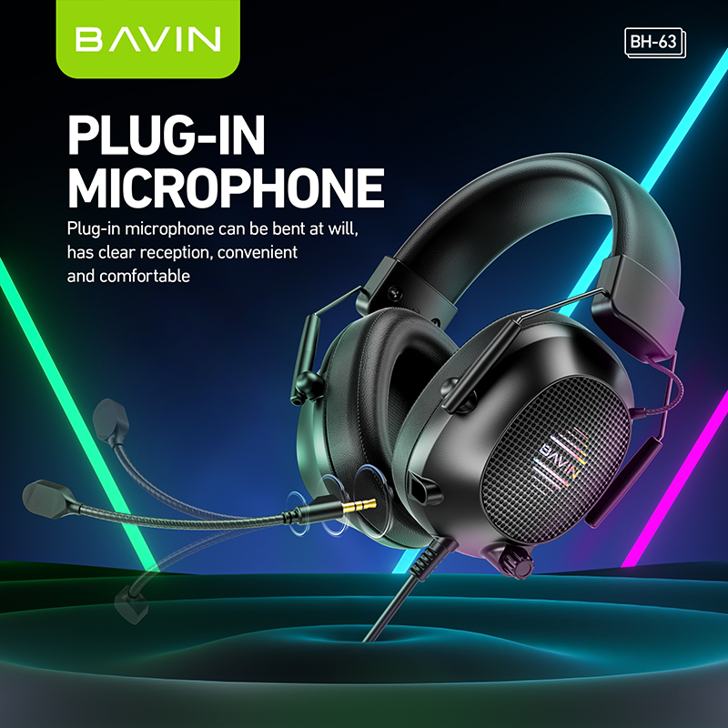 BAVIN BH63 RGB gaming headset – photo 3