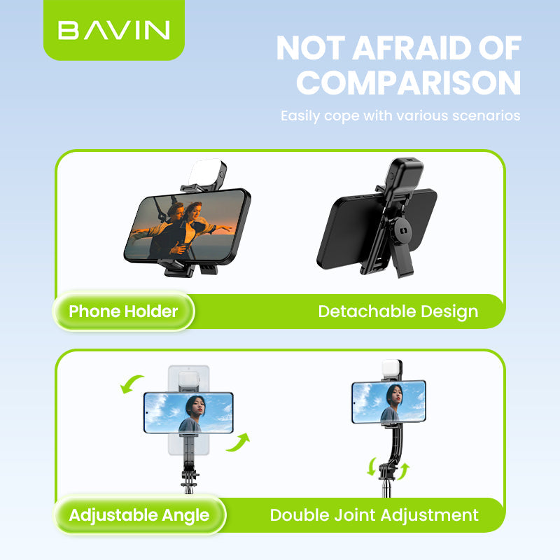 BAVIN P11 / P13 selfie stick tripod – photo 4