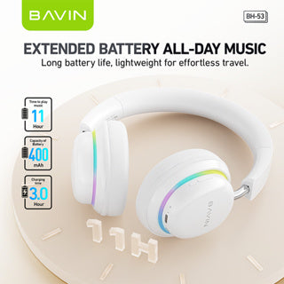 BAVIN BH53 wireless headphones – photo 3