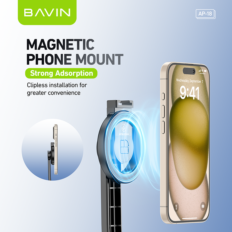 BAVIN P18 magnetic selfie stick tripod – photo 3