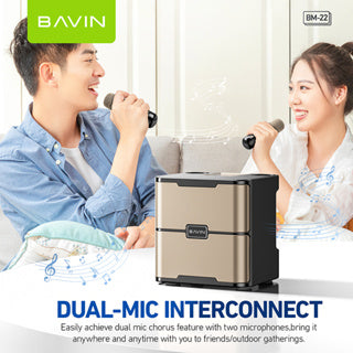 BAVIN BM22 mini karaoke speaker – photo 4