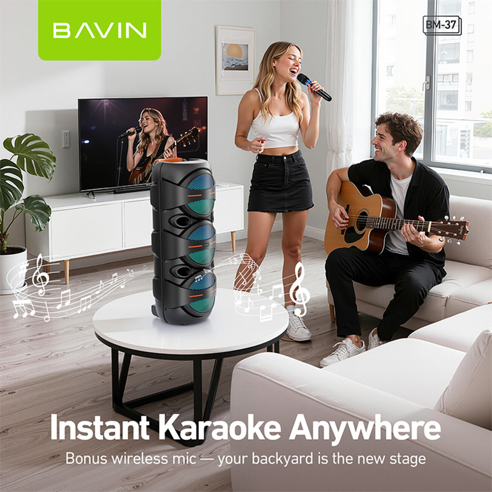 BAVIN BM37 party karaoke speaker – photo 4