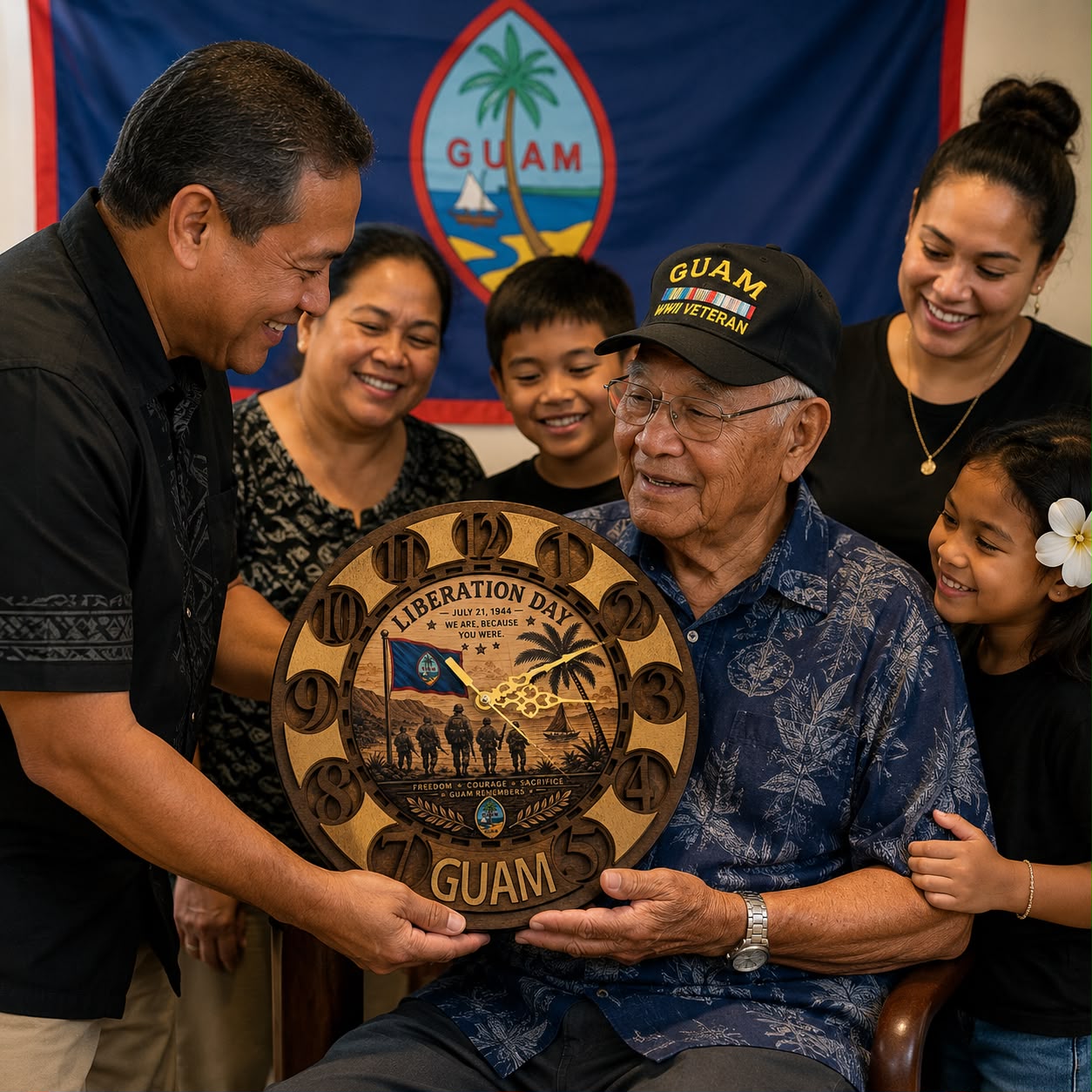 Guam Liberation Legacy Clock