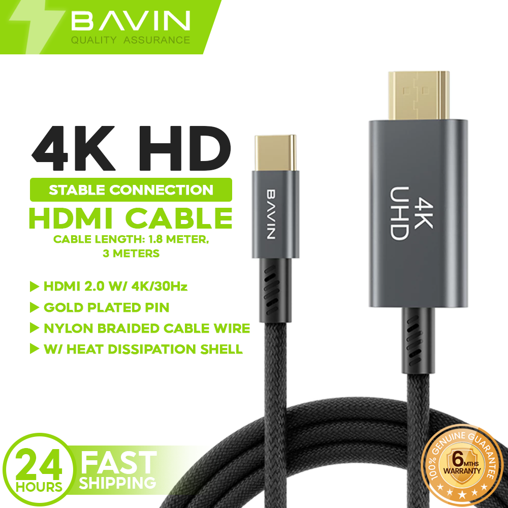 BAVIN HD26 USB-C to HDMI cable – main photo