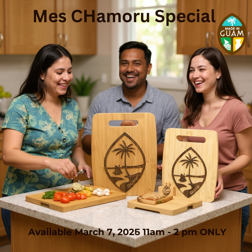 Square Guam Cutting Board (GPS)