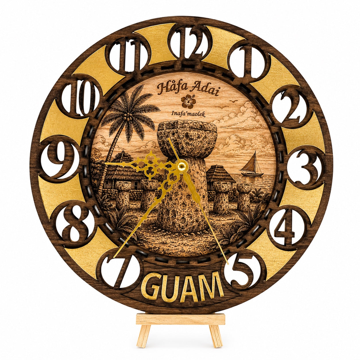Guam Wall Clock