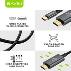 BAVIN HD26 USB-C to HDMI cable – photo 3