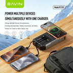 BAVIN PC1251 Solar Power Bank 30,000mAh — Emergency Backup Charger