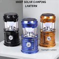 Solar Typhoon Lantern – 4-in-1 Rechargeable LED Camping Light, Flashlight & Power Bank