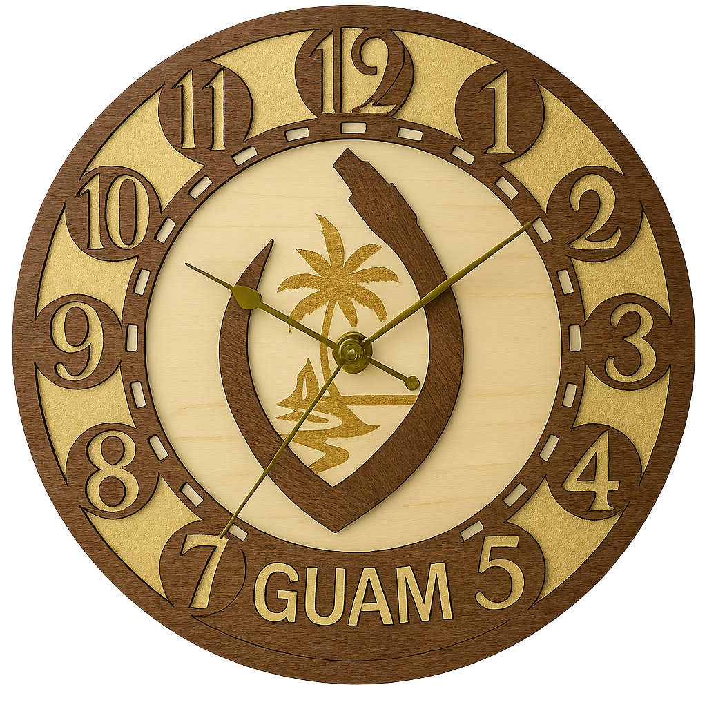 Guam Wall Clock