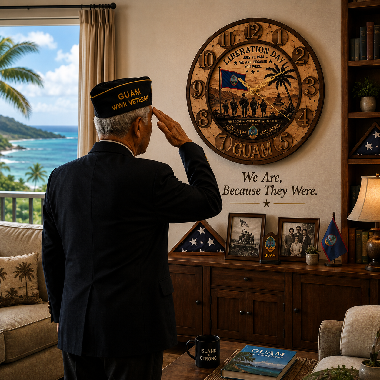 Guam Liberation Legacy Clock