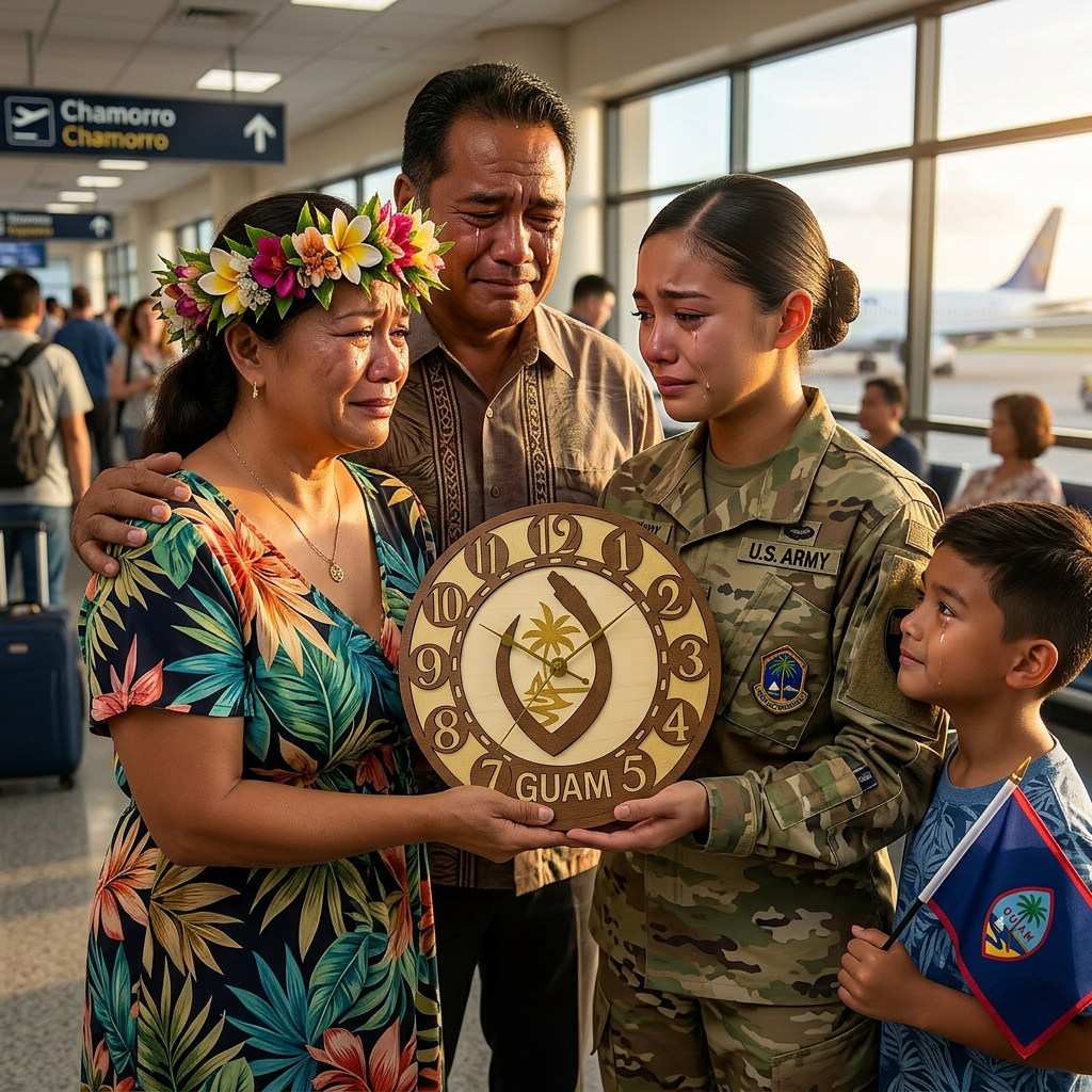 Guam Wall Clock
