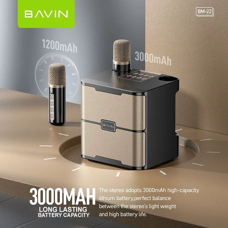 BAVIN BM22 mini karaoke speaker – photo 3