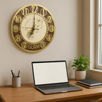 Guam Gold Wall Clock