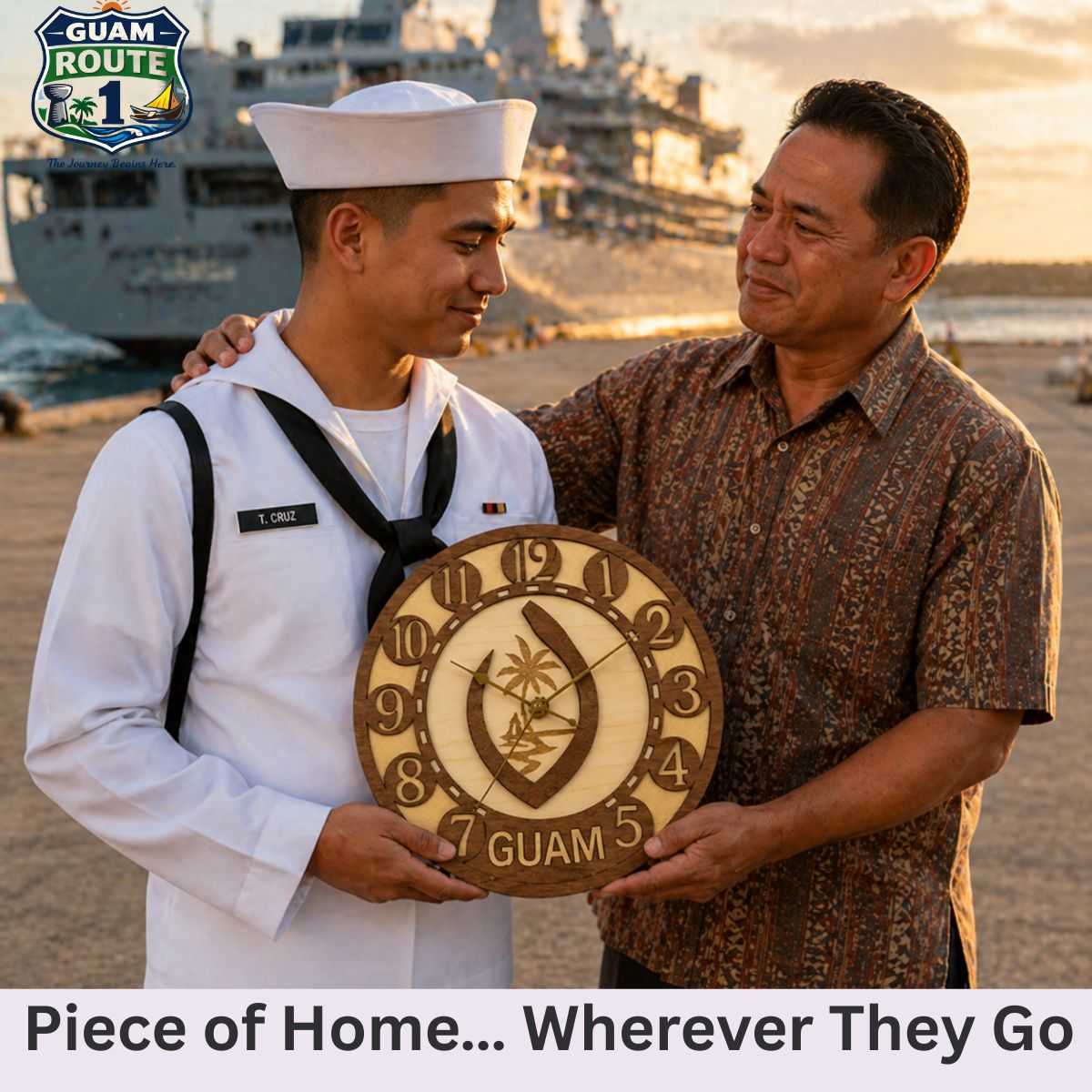 Guam Wall Clock