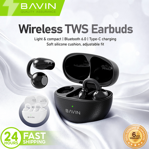 BAVIN BA105 Bluetooth 6.0 Open-Ear Clip Earbuds detail 1
