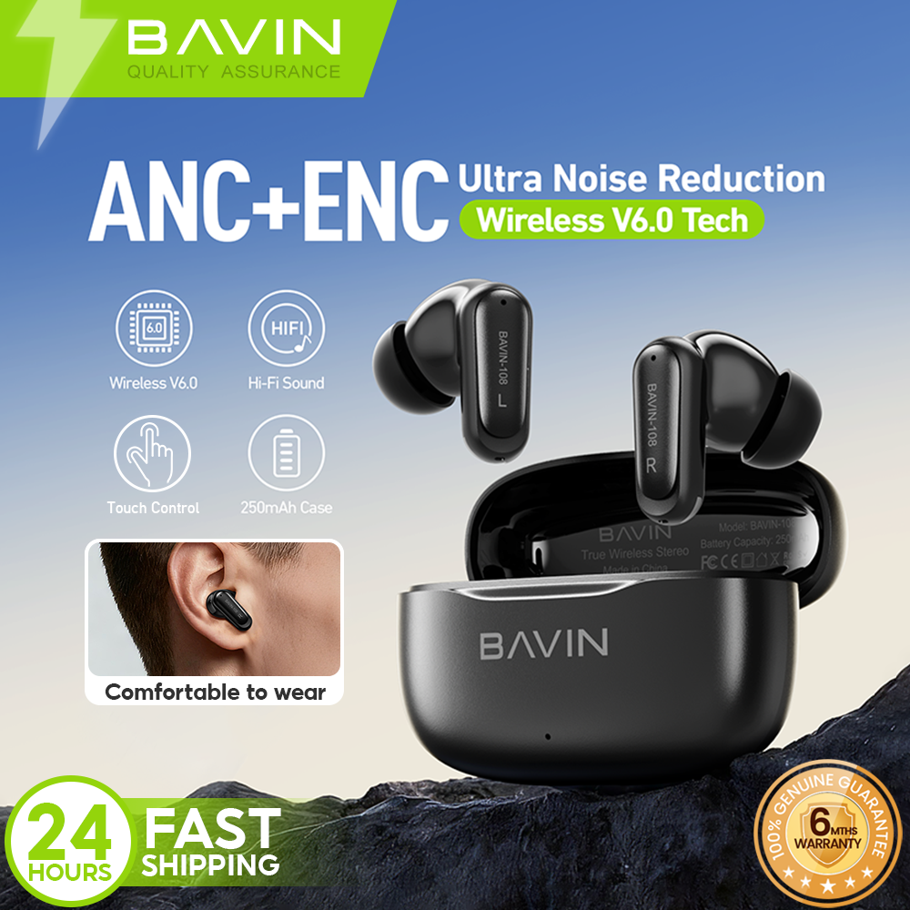 BAVIN BA108 wireless earbuds product detail
