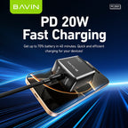 BAVIN PC2001 USB-C charger features