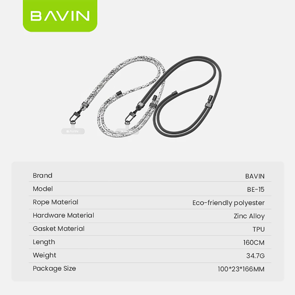 BAVIN BE15 crossbody phone strap