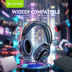 BAVIN BH62 RGB Wired Gaming Headset with Adjustable Microphone detail 3