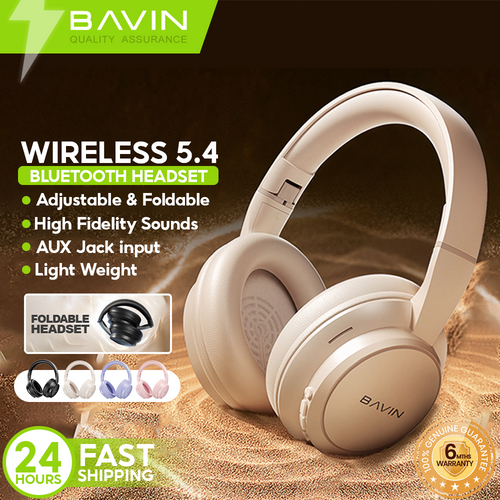 BAVIN BH66 Bluetooth 5.4 Foldable Over-Ear Headphones detail 1