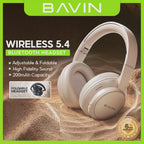 BAVIN BH66 Bluetooth 5.4 Foldable Over-Ear Headphones detail 2