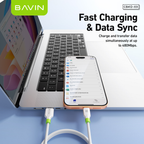 BAVIN CB412 5-in-1 Fast-Charging Data Cable – 1.2 m detail 1
