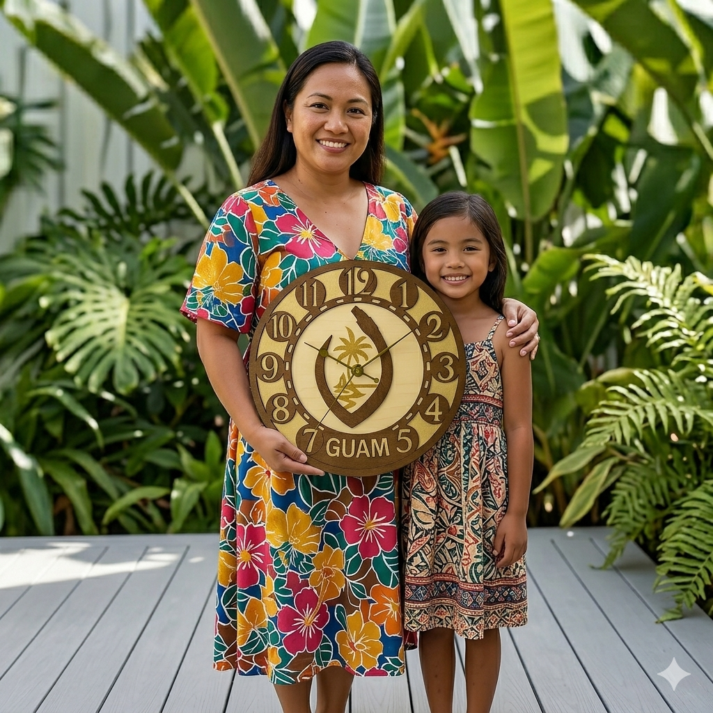 Guam Wall Clock