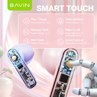 BAVIN BA61 wireless earbuds – photo 4